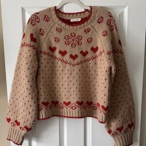 Christy Dawn Crimson Heart Francesca Sweatshirt